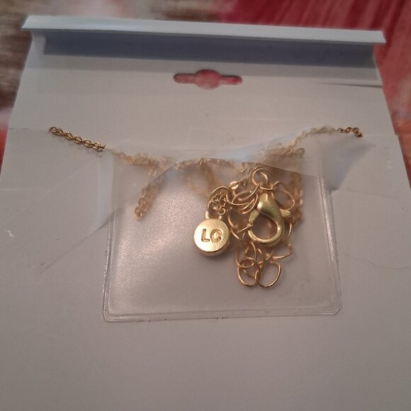 LC Lauren Conrad Girly Pearl-Seashore Pendant Necklace & Earrings Set - Picture 10 of 11